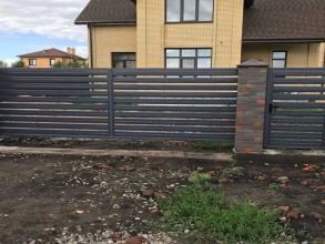 Забор жалюзи 72 метра фото в Щербинке